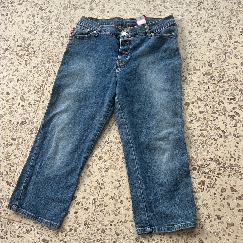 BONGO Blue Cropped Jeans for Women